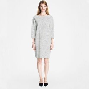 Marimekko Vishnu White with Black Dot Print Midi Scandinavian Shift Dress Size S